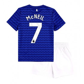 Everton Dwight McNeil #7 Hemmakläder Barn 2025-26 Kortärmad (+ Korta byxor)